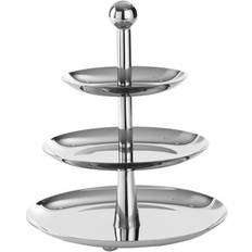 Rustfrit stål Kagefade Hendi Lagdelt Tartine Kiks Praliné Foldbar 3 Trin Ø268x320mm Kagefad