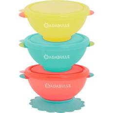 Badabulle set of 3 non-slip 330ml bowls Funcolors Bowls