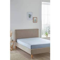 Organic Bed Sheets Eco Pure 200TC Fitted Double Bed Sheet White