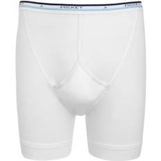 Elastan / Lycra / Spandex - Herre Truser Jockey Cotton Midway Brief Hvit bomull Herre