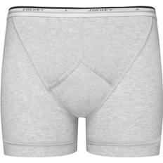 Elastan / Lycra / Spandex - Herre Truser Jockey Cotton Midway Brief Grå bomull Herre