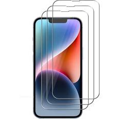 3st Härdat glas skärmskydd till iPhone 15 Pro