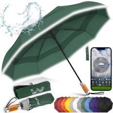 Umbrellas Royal walk windproof folding travel umbrella compact and strong luxurious