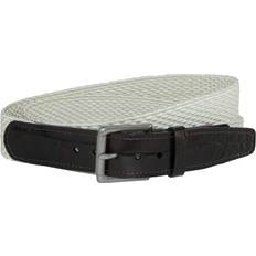 Hemp Accessories Hampton Stretch Belt with Croc Print Tabs