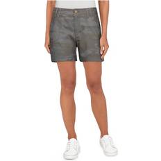 Canvas - Women Shorts Natural Reflections Natural Reflections Canvas Cargo Shorts for Ladies Olive Camo