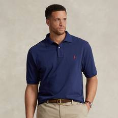 Men - Mesh Tops Polo Ralph Lauren The Iconic Mesh Shirt in Newport Navy/Red Tall