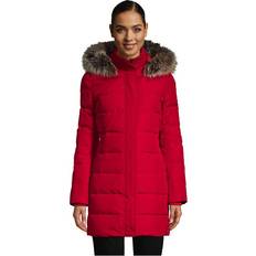 Lands' End XL Coats Lands' End Womens Down Winter Coat Rich Red Regular