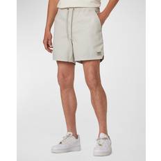 Leather - Men Shorts Hudson Men's Vegan Leather Drawstring Shorts DOVE WHITE