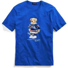 Pants & Shorts Lauren Ralph Lauren POLO Mens Classic Fit Bear Graphic Crewneck T-Shirt Small, Royal