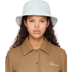 Amiri Hats Amiri Indigo Repeat Denim Bucket Hat Stone Indigo UNI