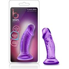 Blush Novelties B Yours Sweet n' Small 4 Inch Dildo With Suction Cup Purple