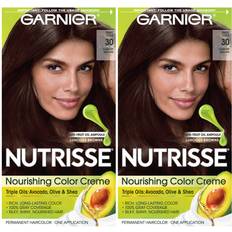 Garnier Hair Color Nutrisse Nourishing Creme, 30 Darkest