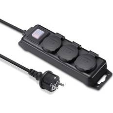3-Way Outdoor Power Strip 3m