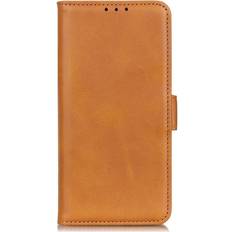 MAULUND Samsung Galaxy S22 Blødt Læder Cover m. Pung Brun