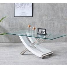 Modernique Nuovo Tempered Clear Coffee Table