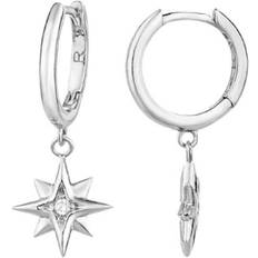 Radiant Sterling Silver Earrings - Silver