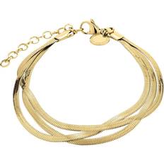 Liebeskind Berlin LJ-0720-B-20 Damen-Armband Edelstahl IP Gold Schlangenkette