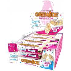 Grenade Food & Drinks Grenade Protein Bar 12x60g Birthday Cake 12 pcs