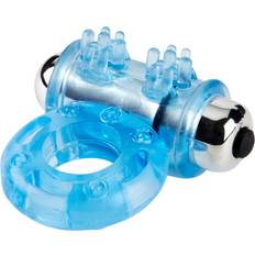 Penisringar vibrator Sexleksaker Baseks Power Penisring med Vibrator Blå Blå