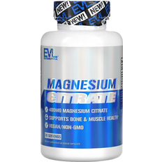 Evlution Nutrition Magnesiumcitrat 60 Veganske Kapsler 60 stk