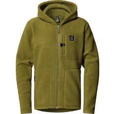 Fleecejakke - Grøn - Herre Jakker Haglöfs Malung Pile Hood Olive Green