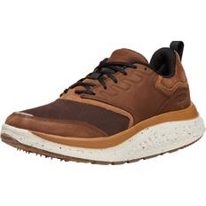 Keen Men's WK400 Leather Walking Shoe, 42.5, Bison-Toasted Coconut