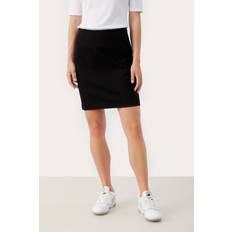 L - Polyamid Skjørt Part Two Corinne Pencil Skirt, Black