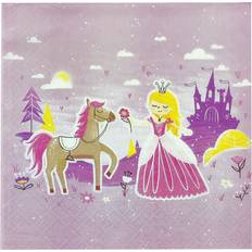 Papstar Servietten, Motiv-Servietten "Fairytale Princess" 330 x 330 mm 20 x