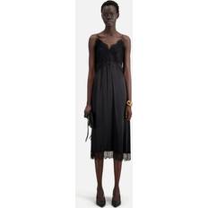 Long Dresses The Kooples Silk Midi Slip Dress