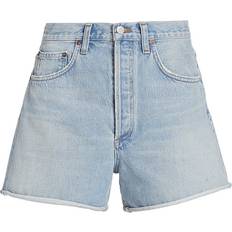 Agolde Dee High-Rise Denim Shorts - Blue
