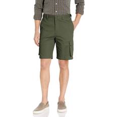 Canvas Shorts Haggar Mens Stretch Comfort Cargo Shorts OLIVE GREEN