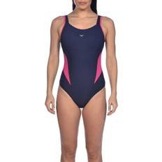 Arena Makimurax Einteiliger Badeanzug Damen B-Cup, Figurformender Bodylift Schwimmanzug, Powermesh-Technologie und Chlorbeständiger Sensitive-Fit-Stoff,DE