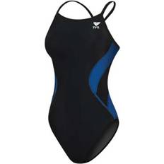 Swimsuits TYR Adult Alliance Diamond Back Splice Swimsuit Black/Blue