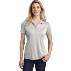 Silver - Women Polo Shirts Sport-Tek Ladies PosiCharge Competitor Polo Silver