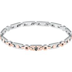 Maserati Smykker Maserati Iconic Rustfrit Stål Armbånd - Sølvfarvet