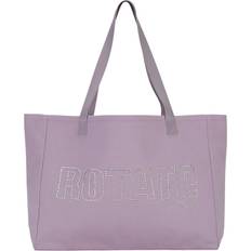 Logo-Embossed Canvas Bag Purple