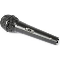 Karaoke mikrofoner Fenton DM100 svart dynamisk mikrofon för DJ:s och karaoke, Mikrofon med kabel