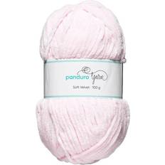 Velvet garn Panduro Garn Velvet 100 g rosa
