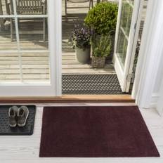 Carpets & Rugs Tica Copenhagen Unicolor Doormat Bordeaux 60x90 cm Red cm
