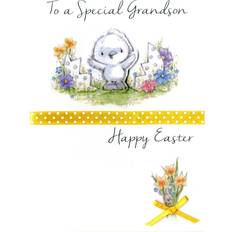 Easter Cards & Invitations Second Nature Grandson Easter Greeting Card Embellished Decorated Greetings Cards