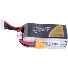 Gens Ace Tattu 650mAh 4S1P 75C 14.8V Lipo Battery XT30 plug