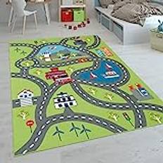 Paco Home Kinder-Teppiche, Kurzflor-Teppiche Kinderzimmer Spielteppiche Bunt