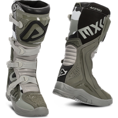 Motorcycle Equipment Acerbis X-Team MX Boots - Brown/Grey/Black/White