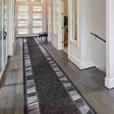 Carpets & Rugs Alba Hallway Runner Graphite Grey 66x300cm