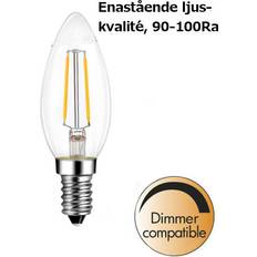 Ljuskällor Seca Light Seca dimbar LED kronljus 2200K 100lm E14 1,5W
