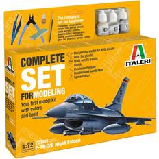 Modeller & Byggesæt Italeri F-16 C/D Night Falcon Complete 1:72
