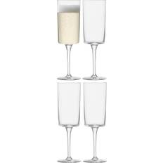 LSA International Champagne Glasses LSA International LSA Gio Flutes Champagne Glass 4pcs