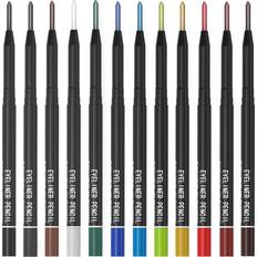 Multicolour Eye Pencils 12 Kinds Of Color Eyeliner Pen, Eyebrow Pen,Eye Shadow Pencil Lip Line Pen, Eyelid Pad, Pencil Makeup Set Tool 12PCS Multicolor