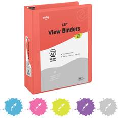 Enday 1.5 in 3-Ring View Binder Pack 12