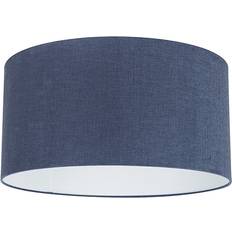 QAZQA Lamp Parts QAZQA Fabric Lampshade Dark Blue 50 50 25 Shade